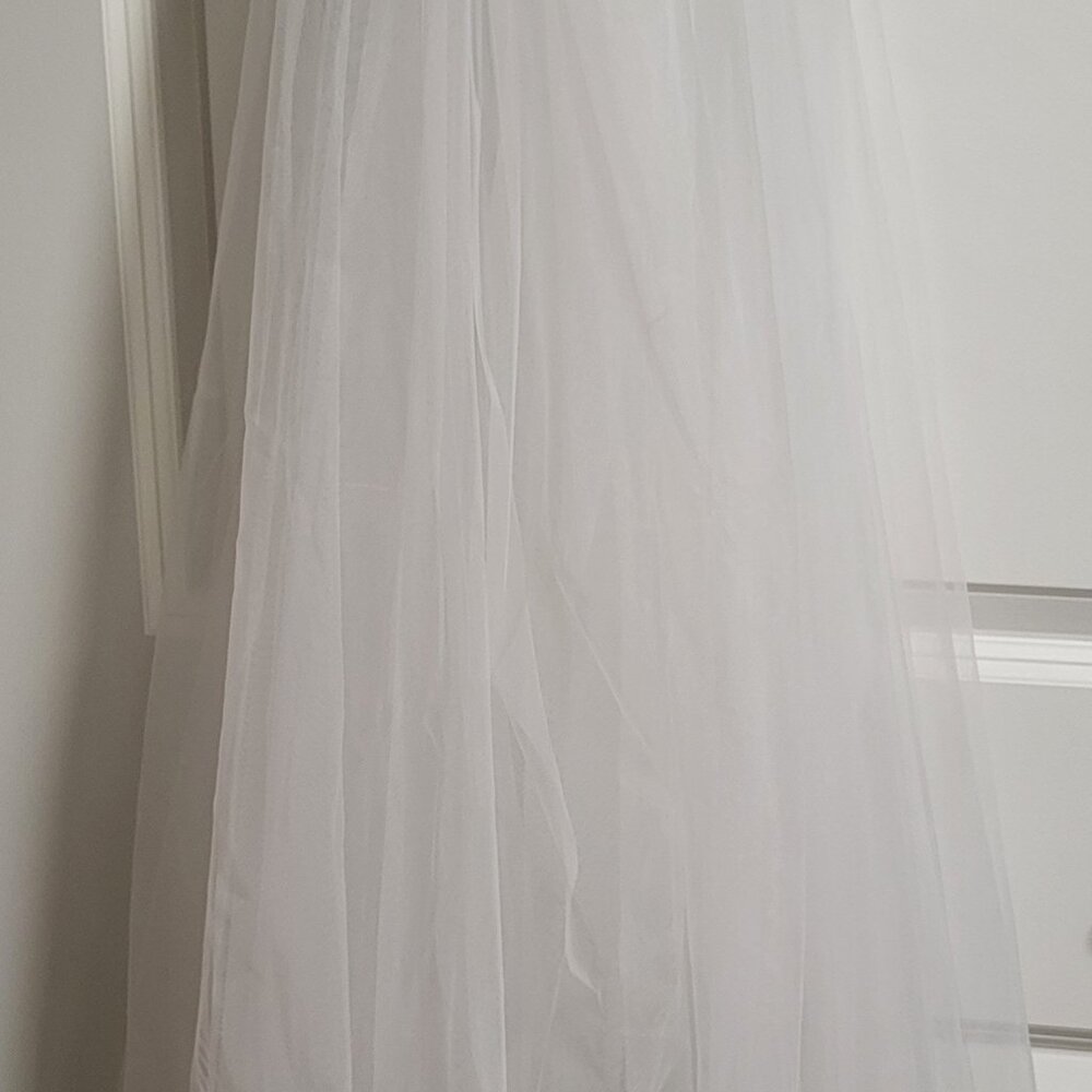 Minimalist wedding veil